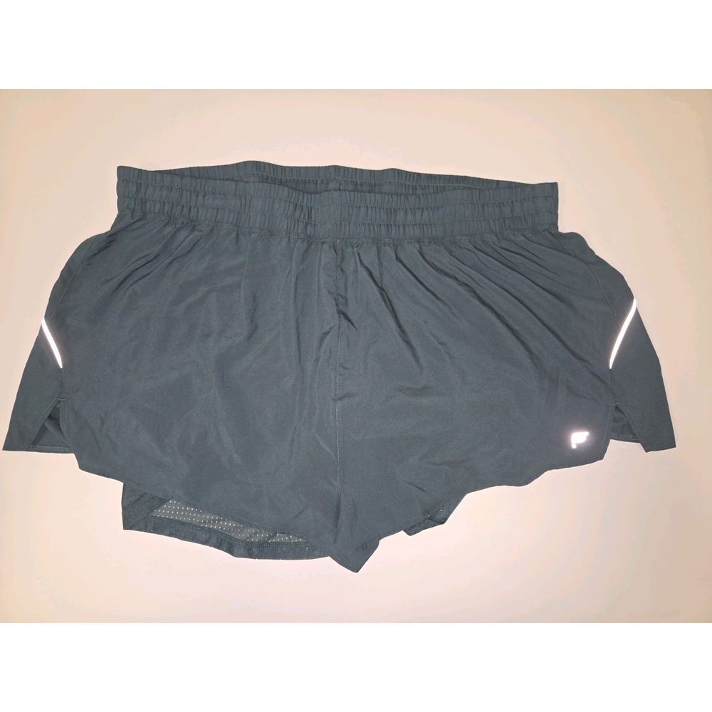 Fabletics Men's Gym Shorts Green‎ Size 2XL Running Athletic Workout Lined
